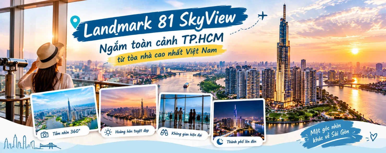 Landmark 81 SkyView: Ngắm toàn cảnh TP.HCM từ tòa nhà cao nhất Việt Nam